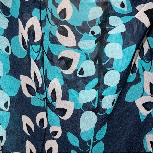 Women’s Avenue plus size 18/20 modern abstract graphic popover maxi dress - Picture 6 of 7